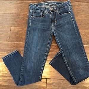 Hi rise skinny jeans